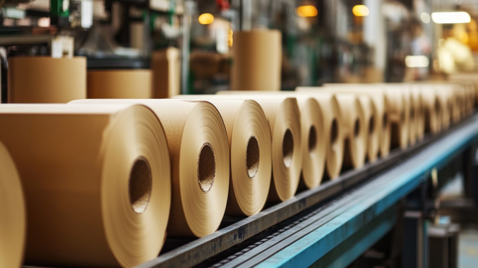 Línea de producción de papel